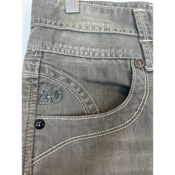 Rare Z. Cavaricci Jeans Y2K 90's Grunge Low Rise Faded Gray Jeans Feather 26 - Picture 5 of 11